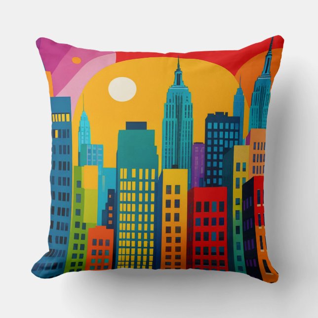 Almofada Nova York Pop Art (Frente)
