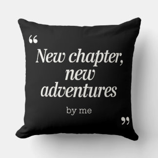 Almofada Novo capítulo, Design de novas aventuras por mim