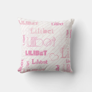 Almofada NOVO! Trendy BFF Meninas Nome Irmã Rosa Filha
