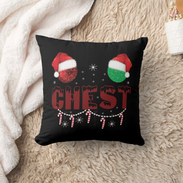 Almofada Nozes de Natal Correspondência de Natal Casais  (Cobertor)