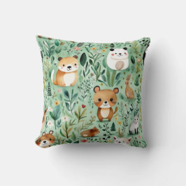 Almofada Núcleo de algodão, zona verde, paisagem rural