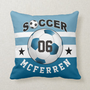 Almofada Número de Nome Personalizado do Soccer Sports Jer