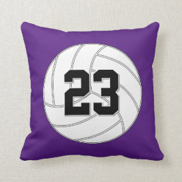 Almofada Número ou Letras Personalizados do Jogador de Vole