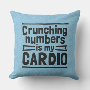 Almofada Números de Batida É Meu Cardio
