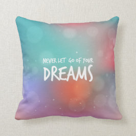 Almofada Nunca deixe vão de seu travesseiro decorativo das