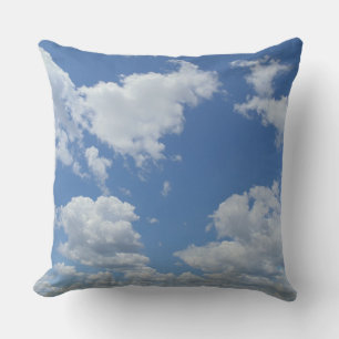 Almofada Nuvem Dormindo Azul Céu Azul Sopro