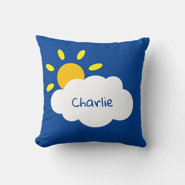 Almofada Nuvem Personalizada e Cushion Sunshine (Frente)