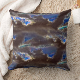 Almofada Nuvens escuras muito rústicas com deslocamento dif