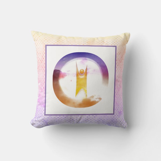 Almofada Nuvens Humanas Felizes e Humanas (Frente)