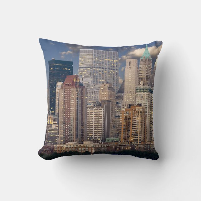 Almofada NYC Nova Iorque Manhattan Night (Frente)