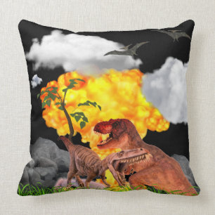 Almofada O abeto de Little Boy do travesseiro do dinossauro