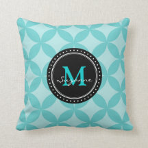 O abstrato do tom do Aqua circunda o teste padrão