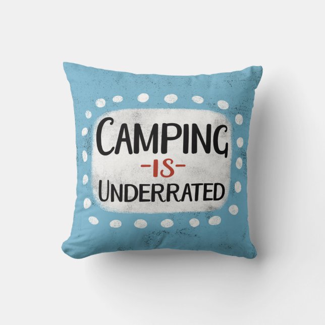 Almofada O acampamento é Travesseiro decorativo sub-classif (Frente)