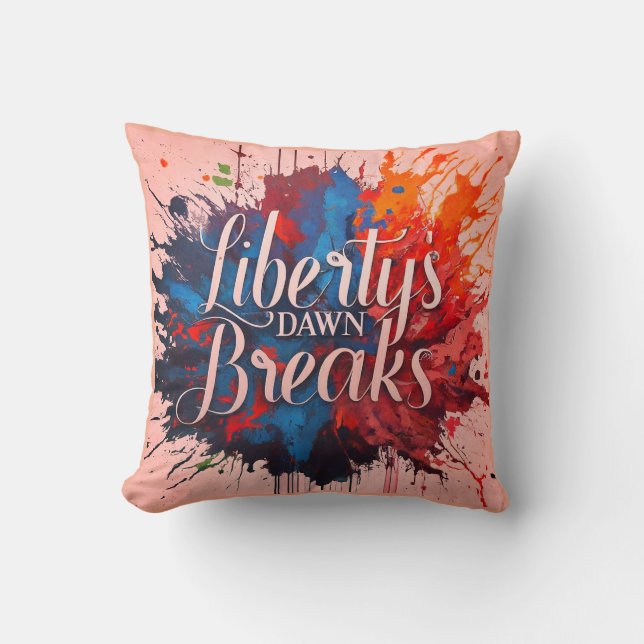 Almofada O amanhecer da liberdade (Frente)
