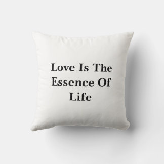 Almofada O amor é a essência da vida Cobrir de Cushion