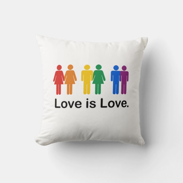 Almofada O amor é amor (Frente)
