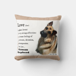 Almofada O Amor É Presente De German shepherd