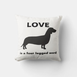 Almofada o amor é um Travesseiro de quatro pernas