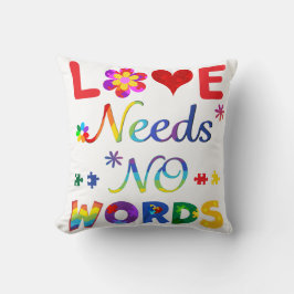 Almofada O Amor Não Precisa De Palavras