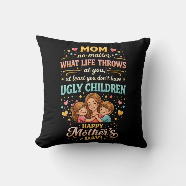 Almofada O Amor Risonho da Mamãe (Frente)