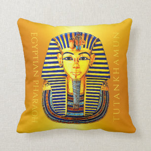 Almofada O antigo faraó egípcio Tutankhamun Dourado Másc
