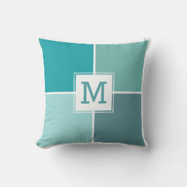 Almofada O Aqua telha o travesseiro decorativo feito sob