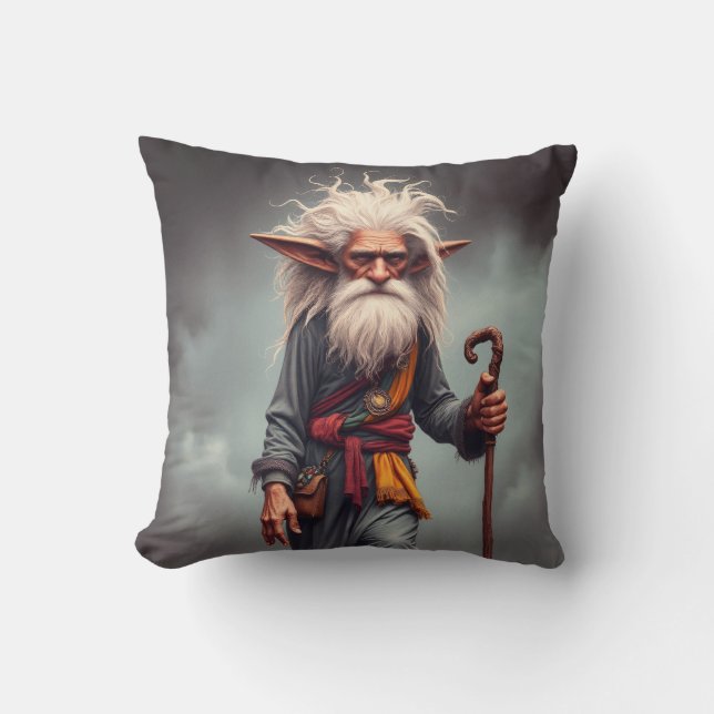 Almofada O Assistente do Elf Anunciante (Frente)