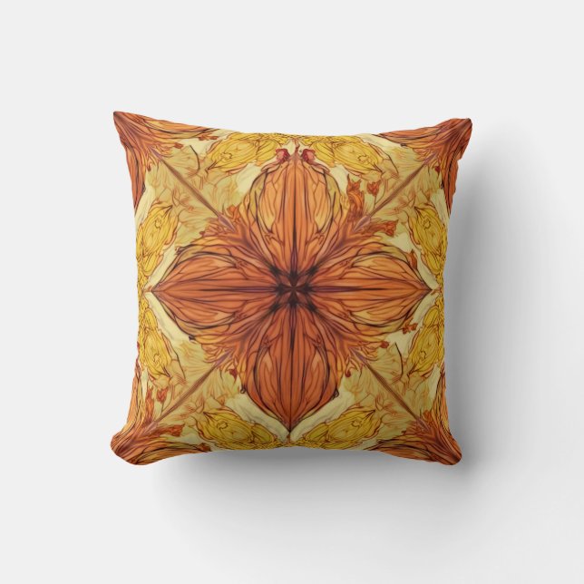 Almofada O Autumn Deixa A Cushion Padrão (Frente)
