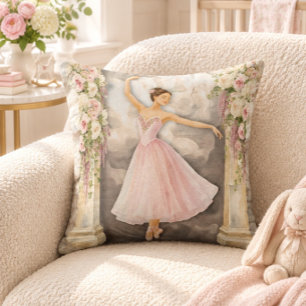 Almofada O ballet é como sonhar com os pés Ballerina