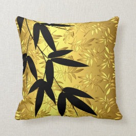Almofada O bambu Glam sae do ouro da folha Dourado |