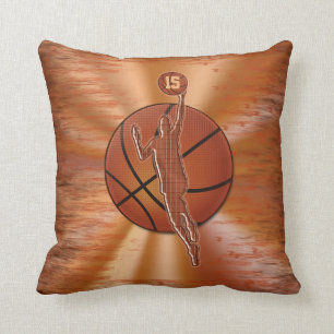 Almofada O basquetebol personalizado descansa o NOME e o