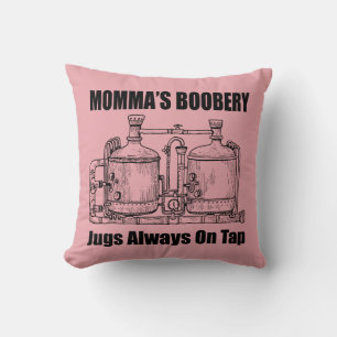 Almofada O "Boobery Jugs" da mamã sempre na torneira