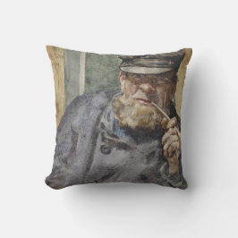 Almofada O Cão do Mar Antigo (por Henry Scott Tuke)