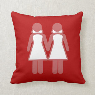 Almofada O CASAMENTO FÊMEA FIGURA o vermelho - .png