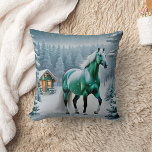 Almofada O Cavalo Verde Encantado