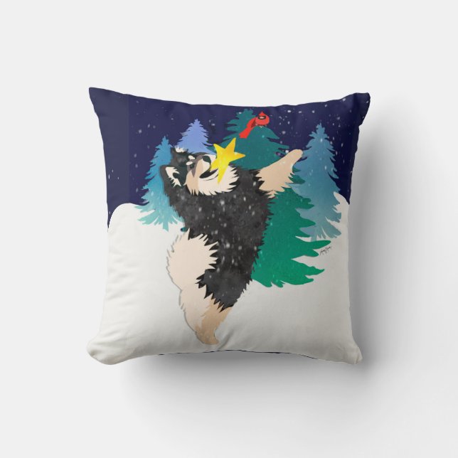 Almofada O CELESTIÃO - LAPPHUND FINLANDÊS - Travesseiro (Frente)