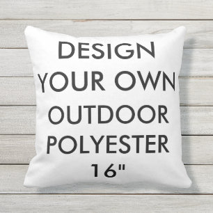 Almofada O costume personalizou 16" x 16" travesseiro