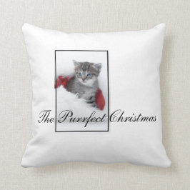 Almofada O coxim do Natal de Purrfect