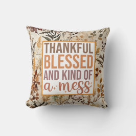 Almofada O Decorador Desenho: Graças e Abençoado