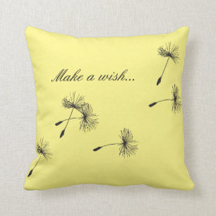 Almofada O dente-de-leão faz um travesseiro personalizado