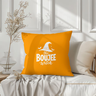 Almofada O Design de Halloween Combinando da Bruxa Boujee