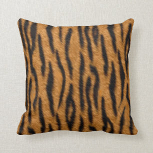 Almofada O design do impressão da pele do tigre, tigre