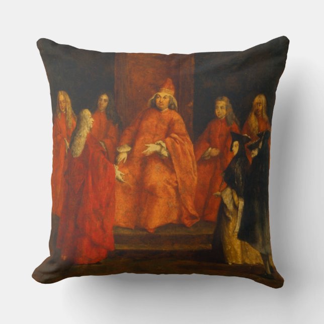 Almofada O Doge Grimani em seu trono (Frente)