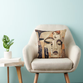 Almofada O Eco de “Virelle” – Um Retrato Abstrato