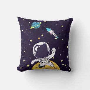 Almofada O espaço de exploração do astronauta