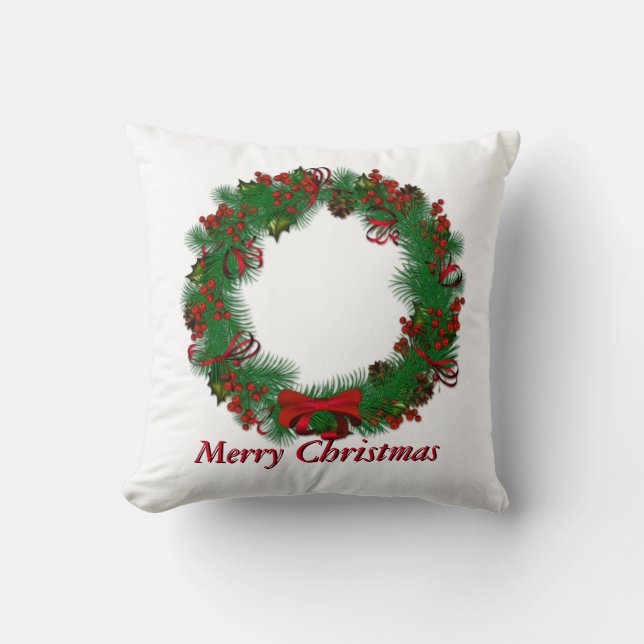 Almofada O Feliz Natal personaliza (Frente)