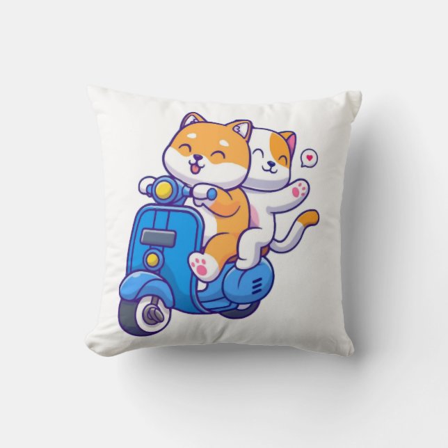 Almofada O Fofo Casal Shiba (Frente)
