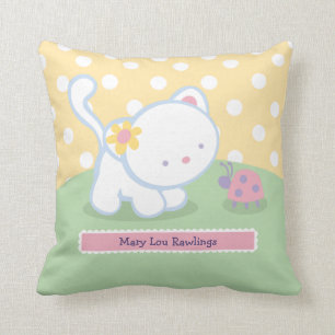 Almofada O gatinho doce caçoa travesseiros decorativos
