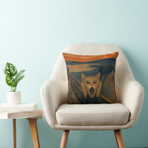 O Gato Gritando Paródia Arte Clássica Divertida