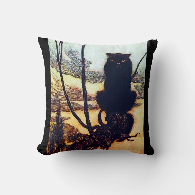 Almofada O Gato Negro (Frente)